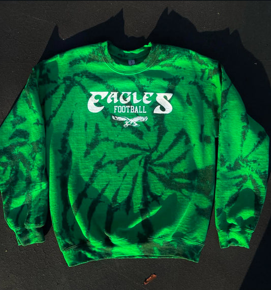 Birds Tie Dye Sweatshirt